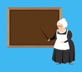 Old teacher and school board. pedagogue grandmother. GovernessÃÂ retired